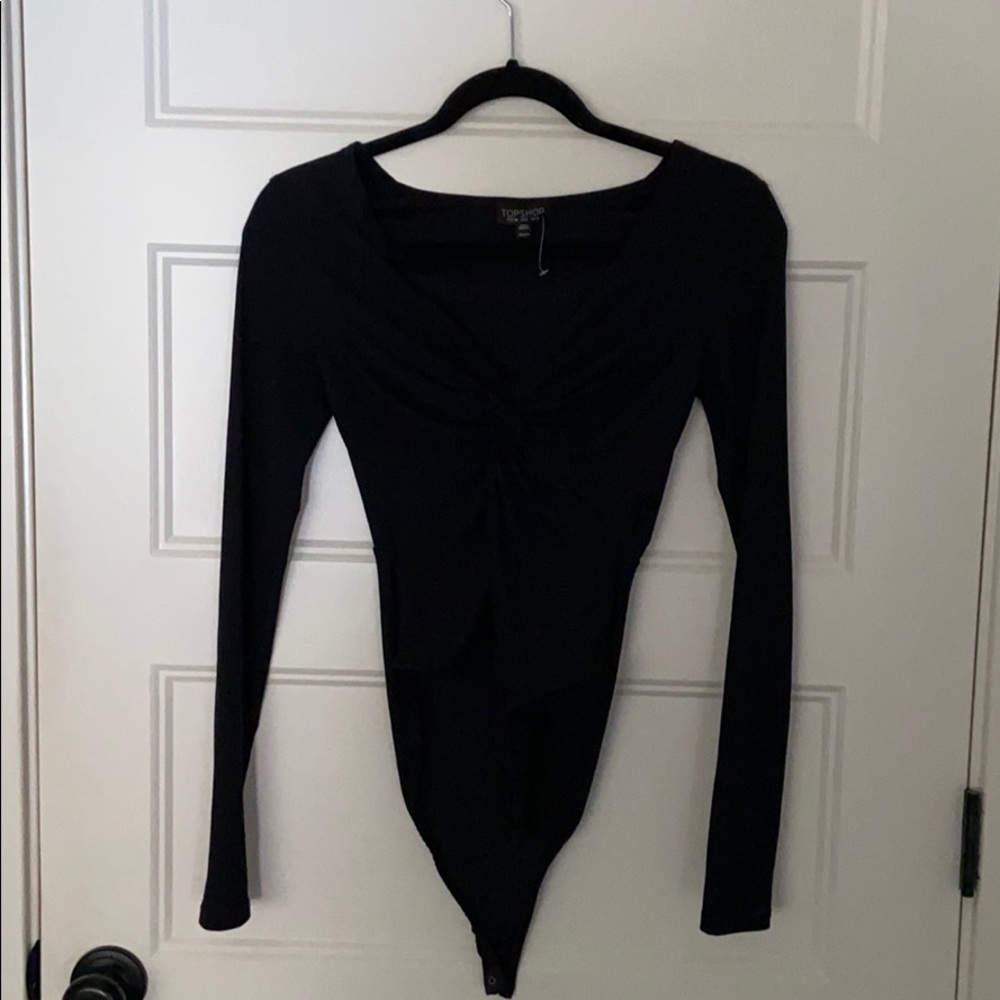 TOPSHOP black bodysuit size 38/6